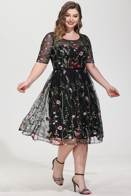 Robe Dentelle Genoux - gallery 5