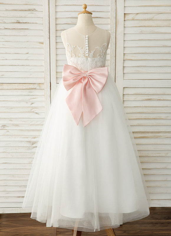 Robe Dentelle Enfant Tulle Luxe - gallery 6
