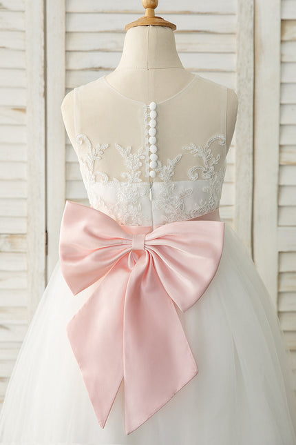 Robe Dentelle Enfant Tulle Luxe - gallery 8