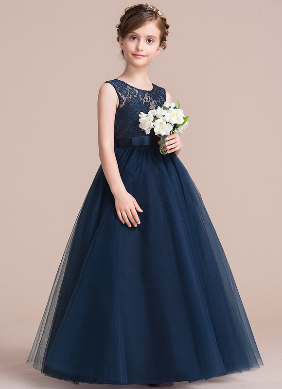 Robe Dentelle Émeraude Satinée - gallery 1