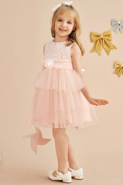 Robe Mariage Rose Dentelle - gallery 5