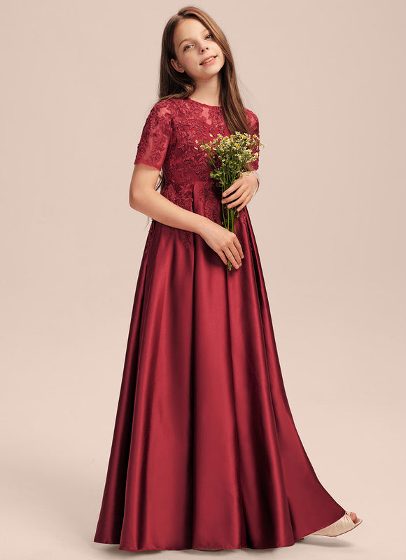 Robe Dentelle Satinée Junior - gallery 1