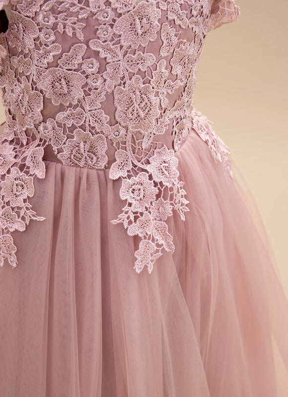 Robe Dentelle Boheme Rose - gallery 8