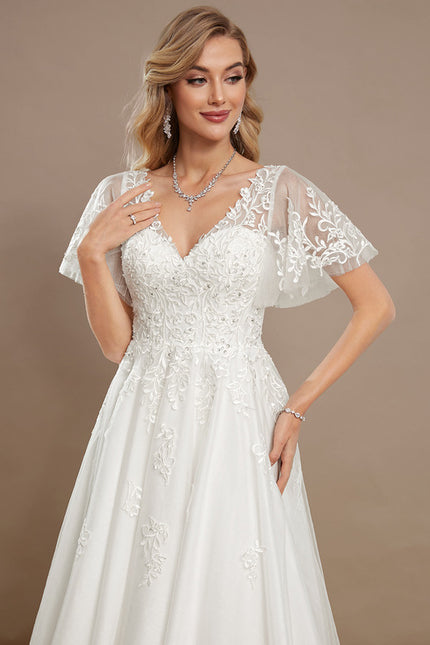 Robe Dentelle Blanche Grande Taille - gallery 3