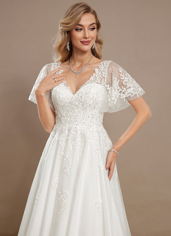 Robe Dentelle Blanche Grande Taille - gallery 3