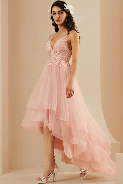 Robe Dentelle Rose Pastel