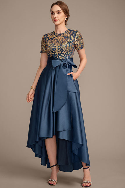 Robe Dentelle Élégante À Paillettes - gallery 5