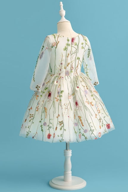 Robe Dentelle Florale Délicate - gallery 5