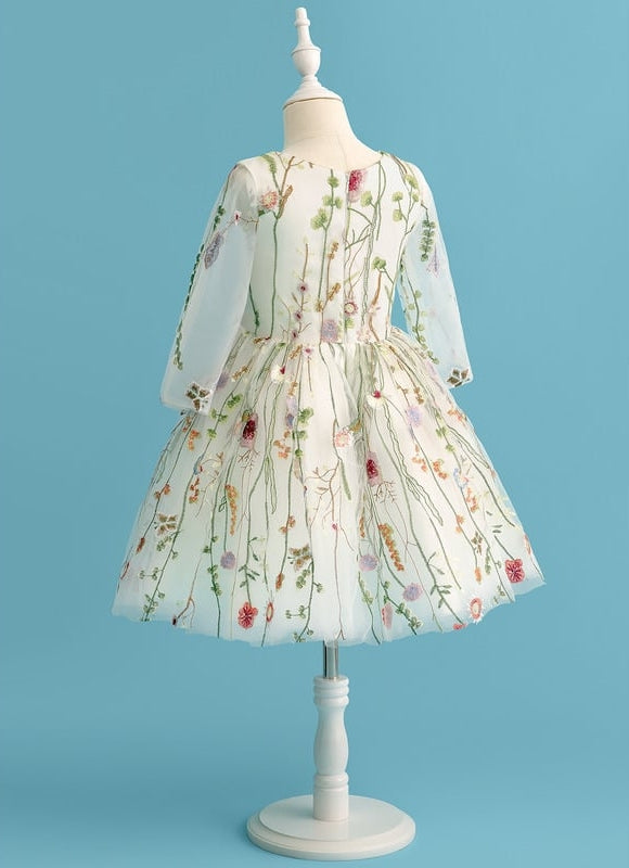 Robe Dentelle Florale Délicate - gallery 5
