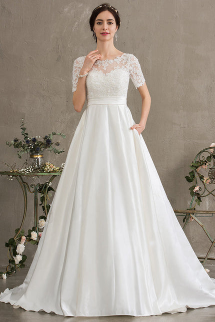 Robe Mariee Champetre Dentelle - gallery 1