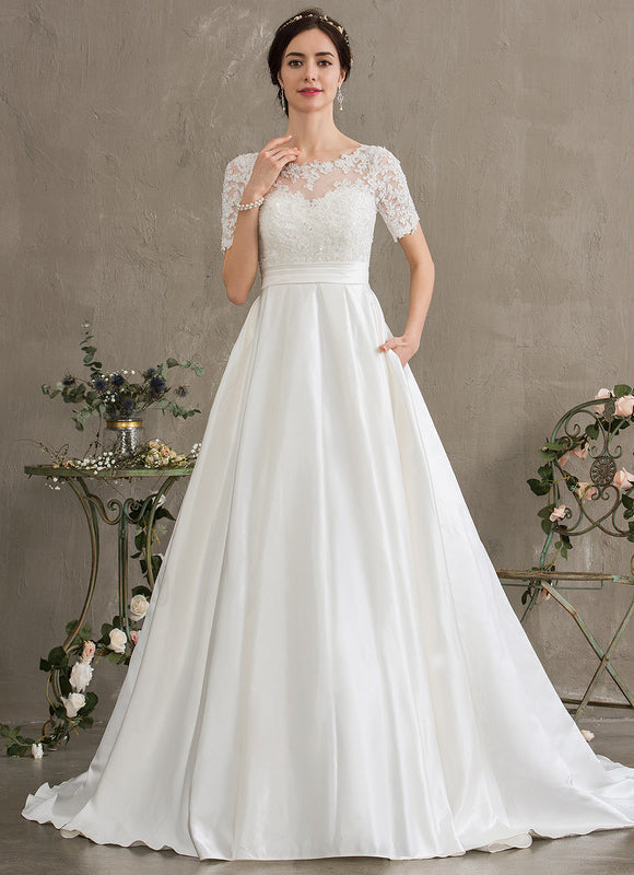 Robe Mariee Champetre Dentelle - gallery 1