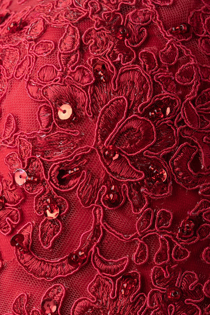 Robe Dentelle Ébène Rubis - gallery 6