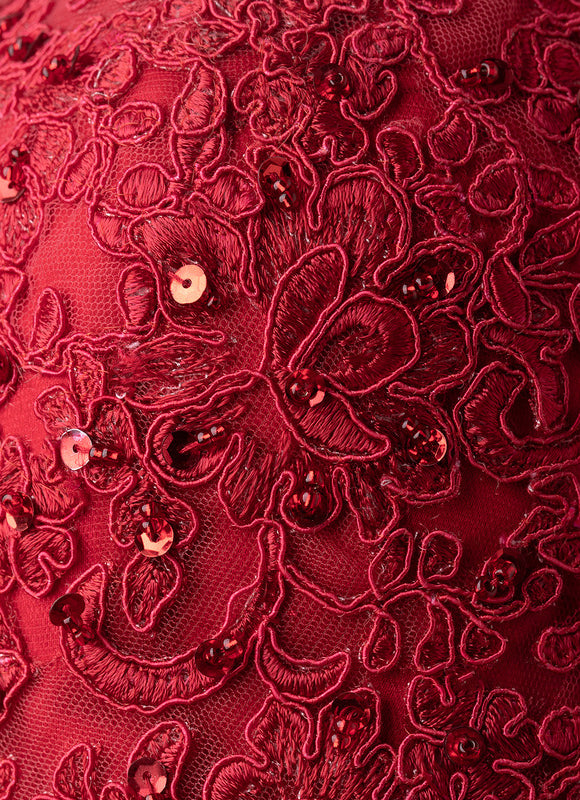 Robe Dentelle Ébène Rubis - gallery 6