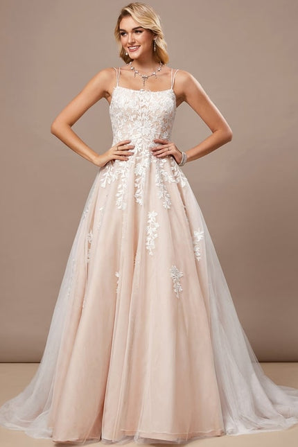 Robe Dentelle Princesse Tulle Floral - gallery 1