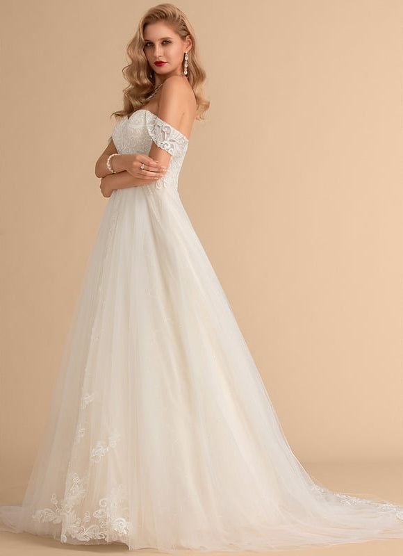 Robe Dentelle Nuptiale Délicate - gallery 3