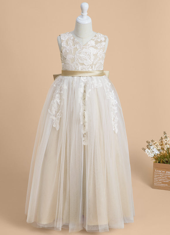 Robe Longue Bustier Dentelle - gallery 1