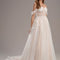 Robe Dentelle Nuptiale Florale Satinée