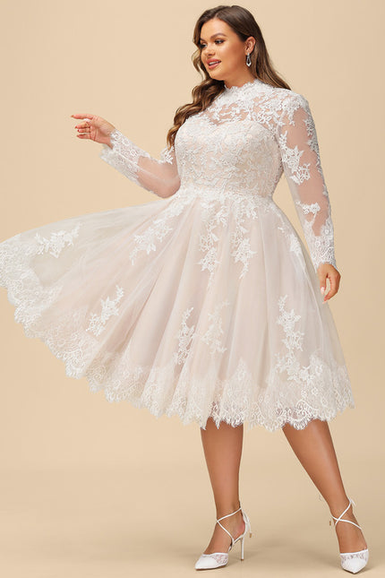 Robe Dentelle Courte Dentelle - gallery 7