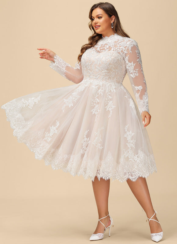 Robe Dentelle Courte Dentelle - gallery 7