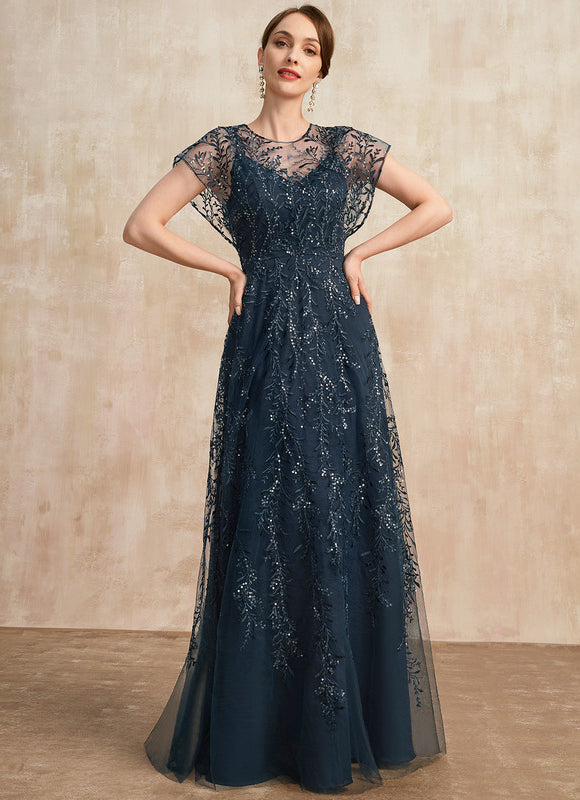 Robe Dentelle Éclat Océanique