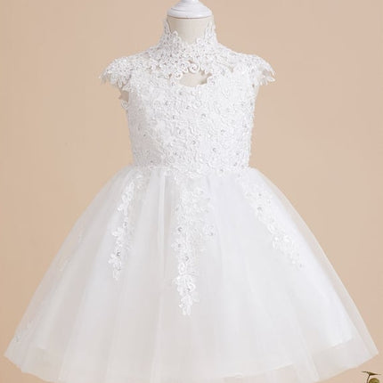 Robe Dentelle En Tulle Floral
