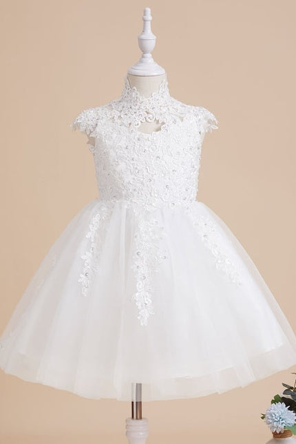 Robe Dentelle En Tulle Floral
