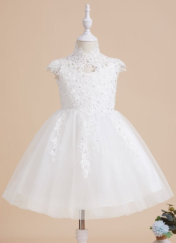 Robe Dentelle En Tulle Floral