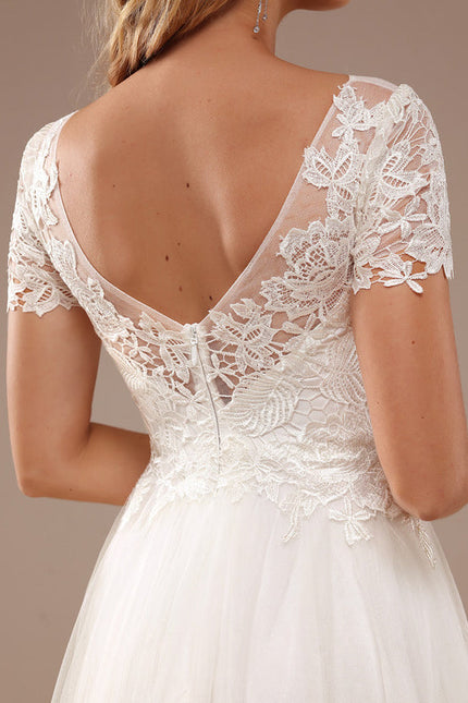 Robe Dentelle Tulle Fluide - gallery 2