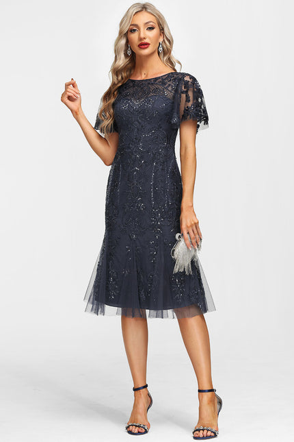 Robe Dentelle Élégance Scintillante - gallery 4