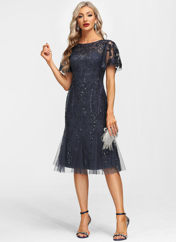 Robe Dentelle Élégance Scintillante - gallery 4