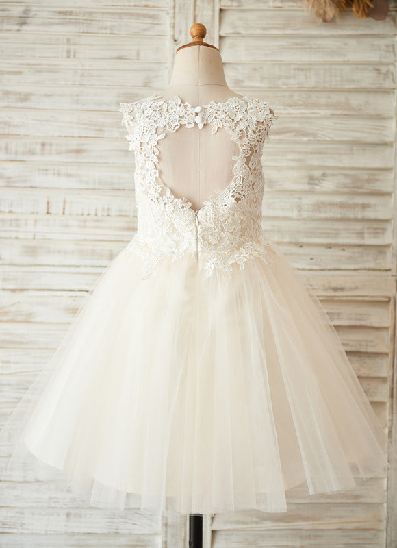 Robe Dos Nu Dentelle Blanche - gallery 1