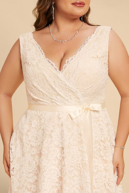 Robe Dentelle Dentelle Vaporeuse - gallery 9