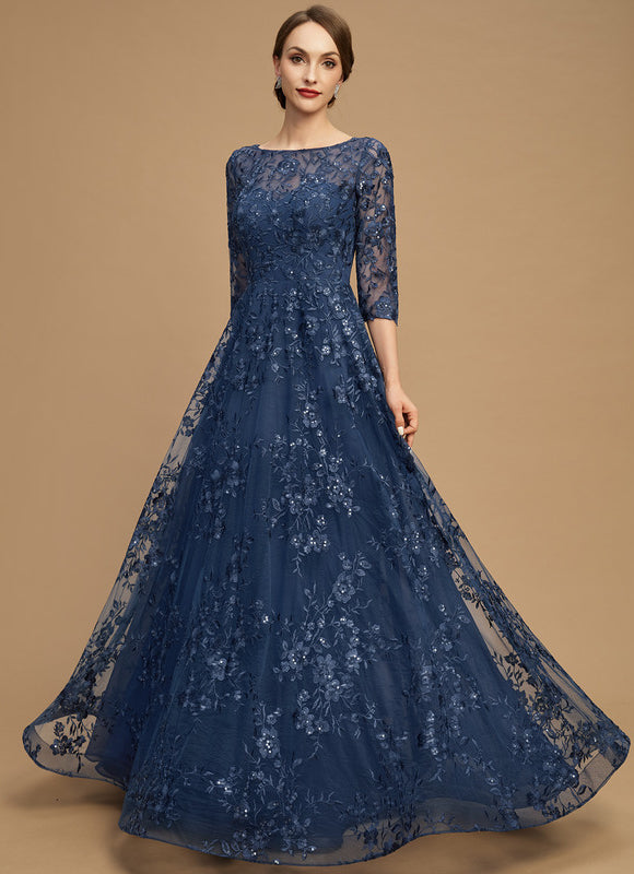 Robe Dentelle Mère Nuptiale Chic