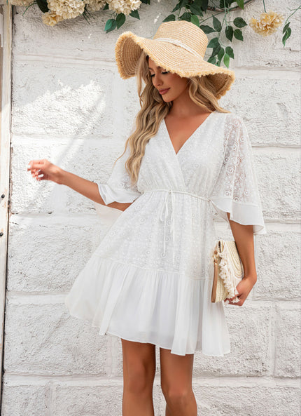 Robe Dentelle Vaporeuse Dentelle