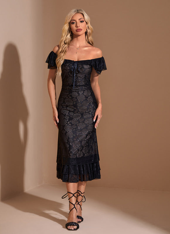 Robe Dentelle Mélodie Nocturne