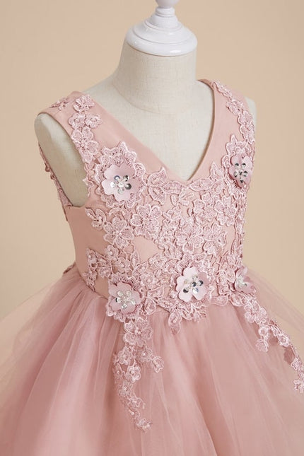 Robe Dentelle Floue Rose 3D - gallery 7