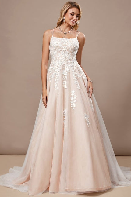 Robe Dentelle Princesse Tulle Floral - gallery 2