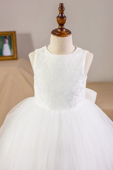 Robe Dentelle Danse De Satin Éblouissant - gallery 2