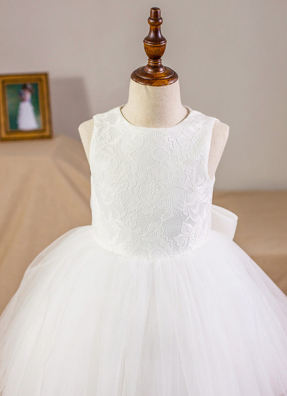 Robe Dentelle Danse De Satin Éblouissant - gallery 2