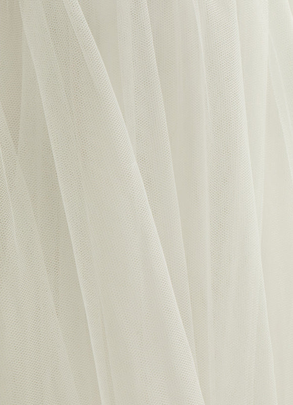 Robe Dentelle En Tulle Fluide - gallery 1