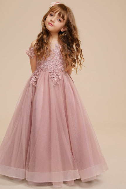 Robe Dentelle Boheme Rose - gallery 9