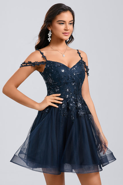 Robe Cocktail Bustier Dentelle - gallery 5