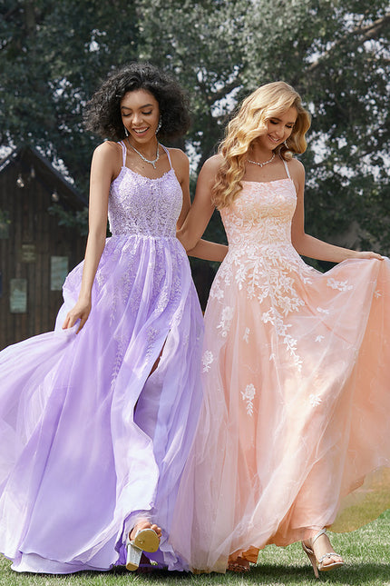 Robe Dentelle Bal Tulle Floral - gallery 5