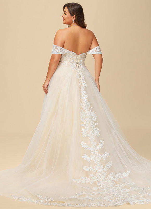 Robe Dentelle Nuptiale Délicate - gallery 8