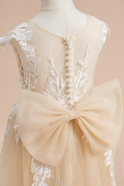 Robe Dentelle Élégance Florale Douce - gallery 6