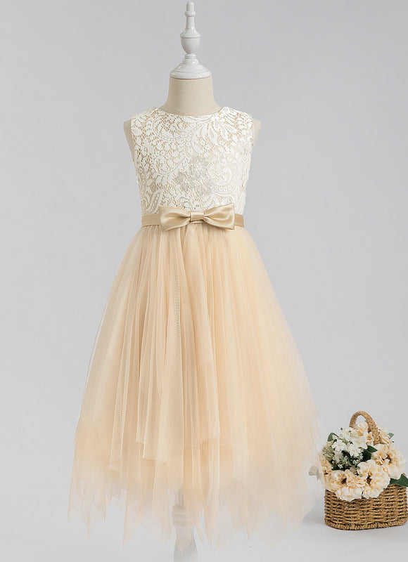Robe Dentelle Tulle Crème - gallery 4