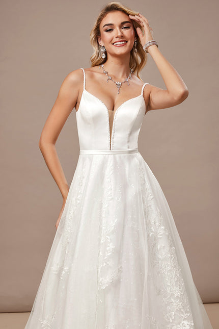Robe Dentelle Perlée - gallery 4