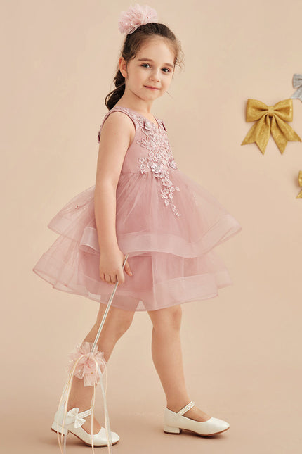 Robe Dentelle Floue Rose 3D - gallery 3
