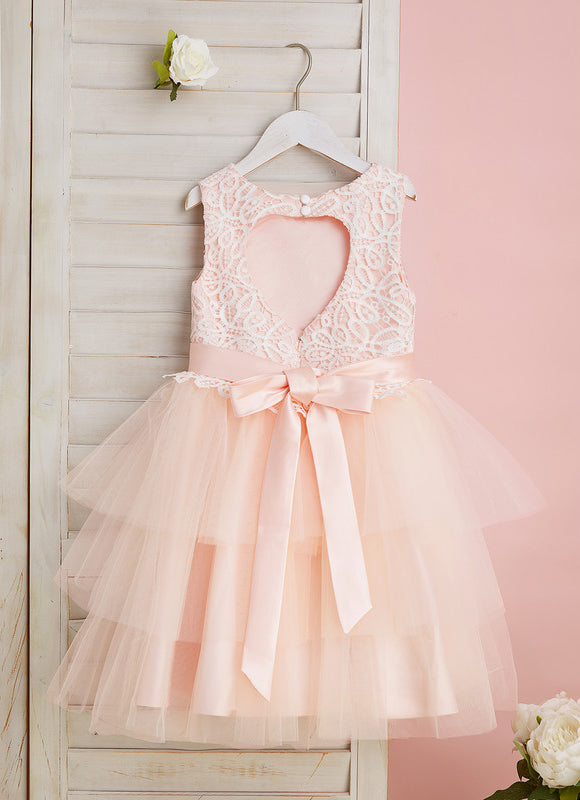 Robe Mariage Rose Dentelle - gallery 9