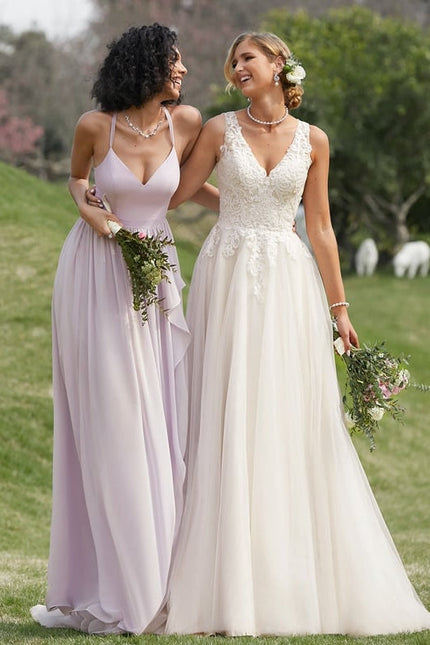 Robe Dentelle Tulle Délicate - gallery 6